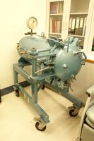 Experimental hyperbaric chamber.